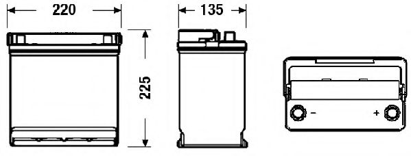 DB450 DETA Starter Battery; Starter Battery