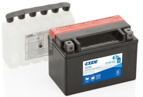 ETX9-BS DETA Starter Battery; Starter Battery