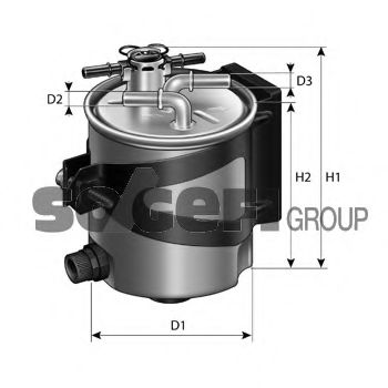 FP5877 COOPERSFIAAM FILTERS Fuel filter