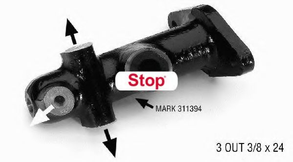 111411S STOP Brake System Brake Master Cylinder