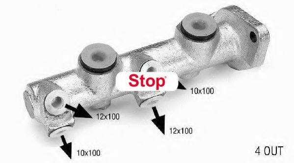 131684S STOP Brake System Brake Master Cylinder