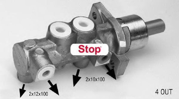 131854S STOP Brake System Brake Master Cylinder