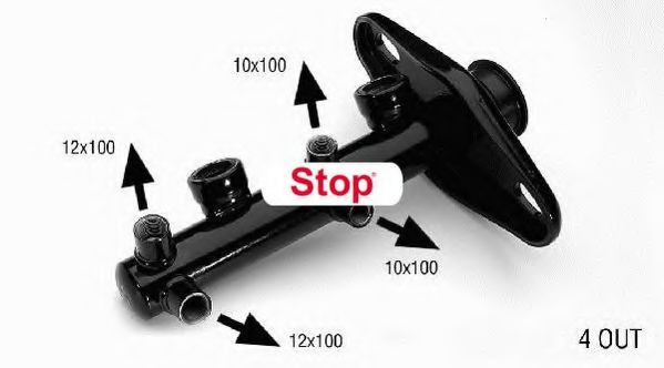 132399S STOP Brake System Brake Master Cylinder