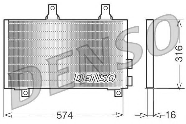 DCN01002 NPS Condenser, air conditioning