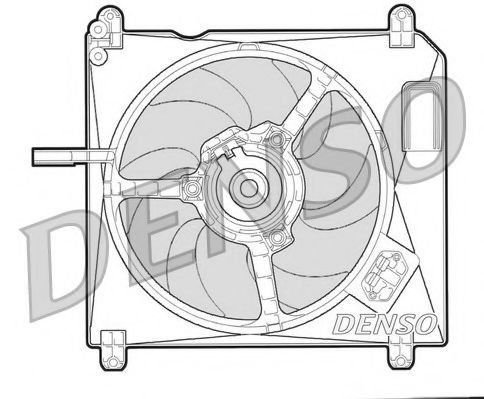 DER09002 NPS Cooling System Fan, radiator