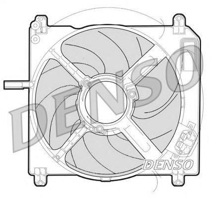DER09009 NPS Cooling System Fan, radiator
