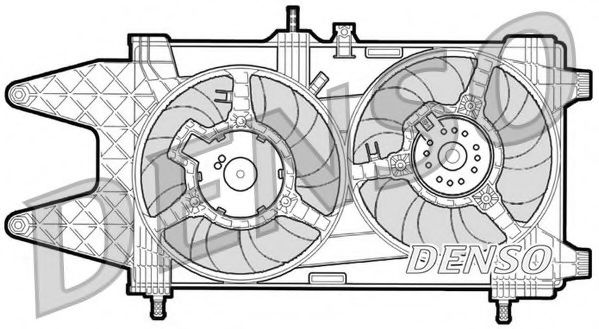 DER09037 NPS Cooling System Fan, radiator