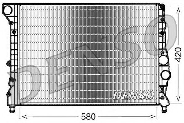 DRM01001 NPS Radiator, engine cooling