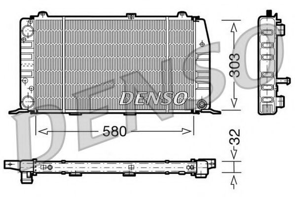 DRM02010 NPS Radiator, engine cooling