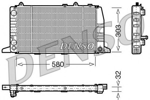 DRM02011 NPS Radiator, engine cooling