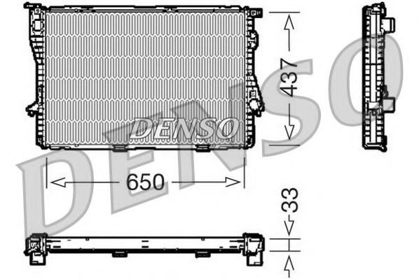 DRM05067 NPS Radiator, engine cooling