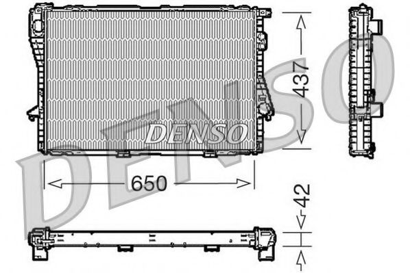 DRM05068 NPS Radiator, engine cooling