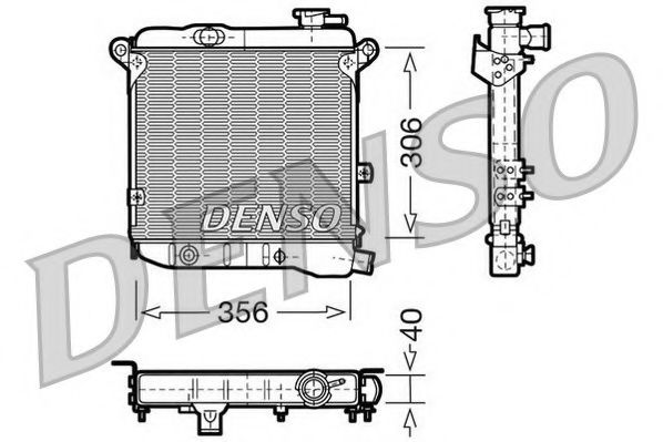 DRM09002 NPS Radiator, engine cooling