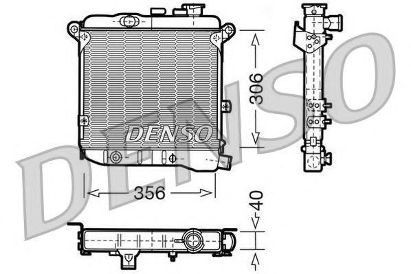DRM09003 NPS Radiator, engine cooling