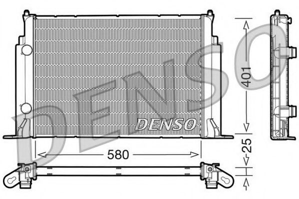 DRM09122 NPS Cooling System Radiator, engine cooling