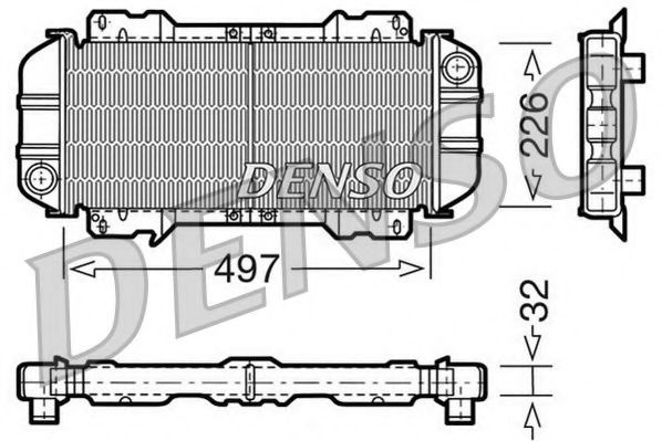 DRM10015 NPS Cooling System Radiator, engine cooling