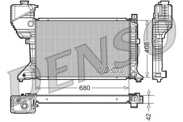 DRM17017 NPS Cooling System Radiator, engine cooling