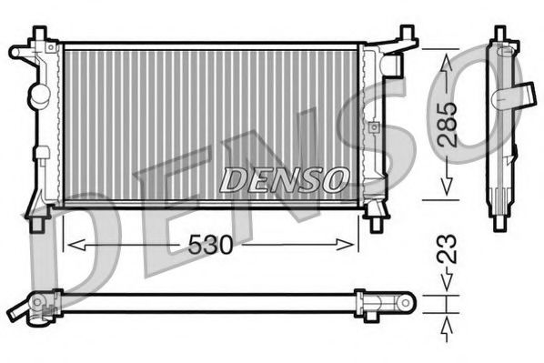 DRM20037 NPS Radiator, engine cooling