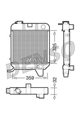 DRM21040 NPS Cooling System Radiator, engine cooling