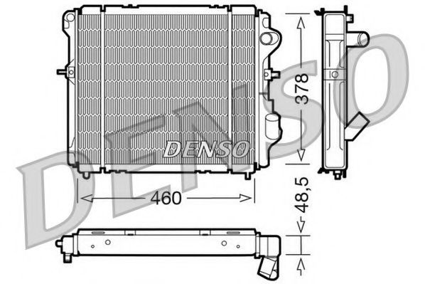 DRM23007 NPS Cooling System Radiator, engine cooling