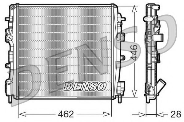 DRM23018 NPS Radiator, engine cooling