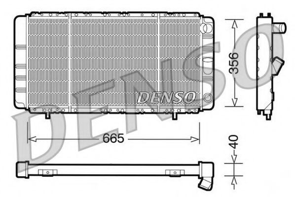 DRM23021 NPS Radiator, engine cooling