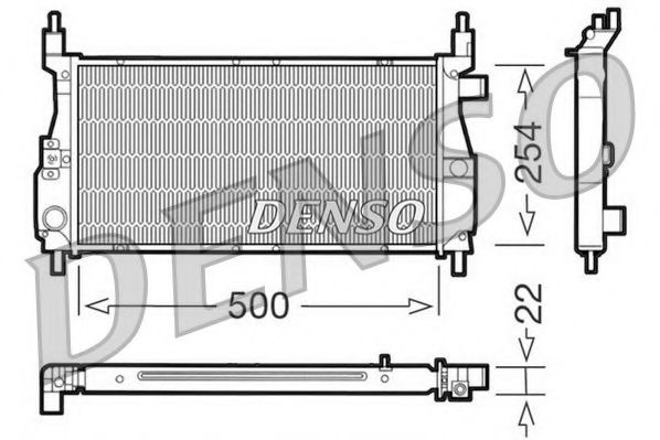 DRM24003 NPS Radiator, engine cooling