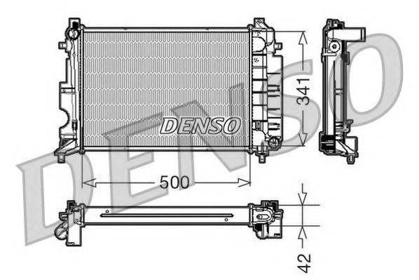 DRM25014 NPS Radiator, engine cooling