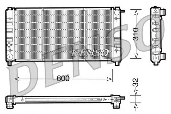 DRM26002 NPS Cooling System Radiator, engine cooling