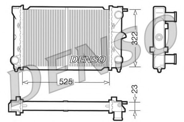 DRM32003 NPS Cooling System Radiator, engine cooling