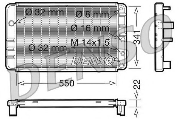 DRM33013 NPS Radiator, engine cooling