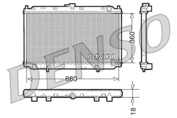 DRM46011 NPS Radiator, engine cooling