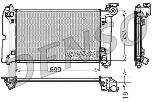 DRM50010 NPS Radiator, engine cooling