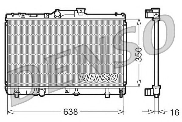 DRM50013 NPS Cooling System Radiator, engine cooling