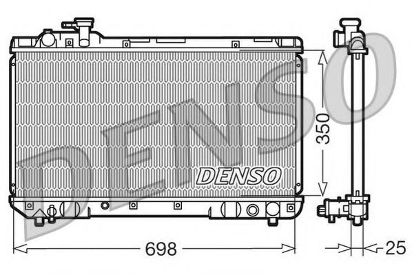 DRM50020 NPS Radiator, engine cooling