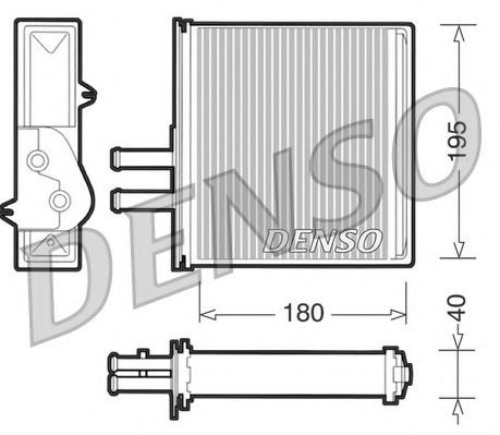DRR09060 NPS Heat Exchanger, interior heating
