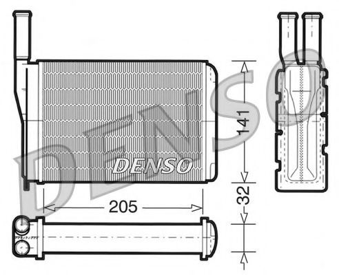 DRR23010 NPS Heat Exchanger, interior heating