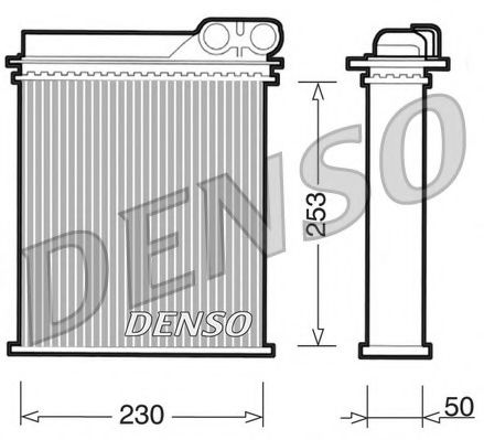 DRR23012 NPS Heat Exchanger, interior heating