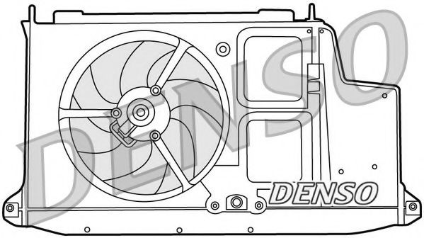 DER21012 NPS Охлаждение Вентилятор, охлаждение двигателя