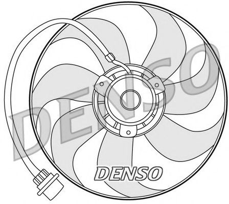 DER32001 NPS Electric Motor, radiator fan