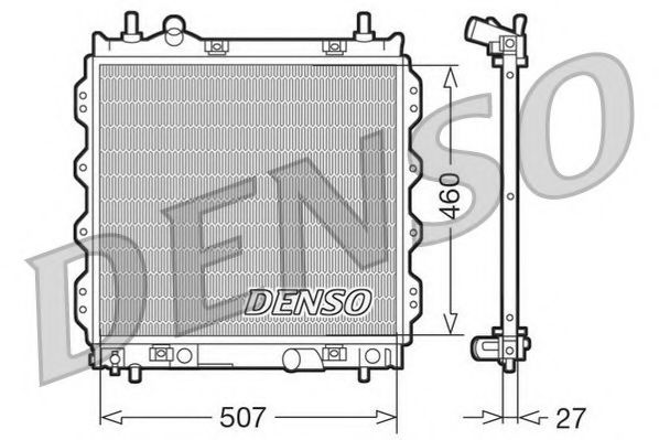 DRM06005 NPS Radiator, engine cooling