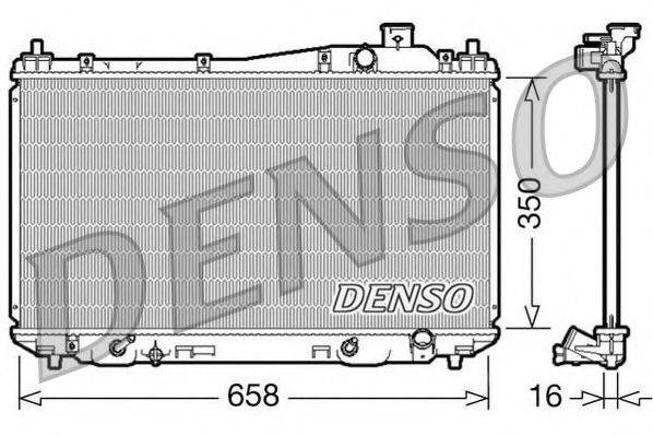 DRM40008 NPS Radiator, engine cooling
