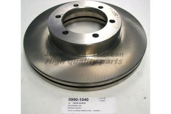 0990-1040 ASHUKI Brake System Brake Disc