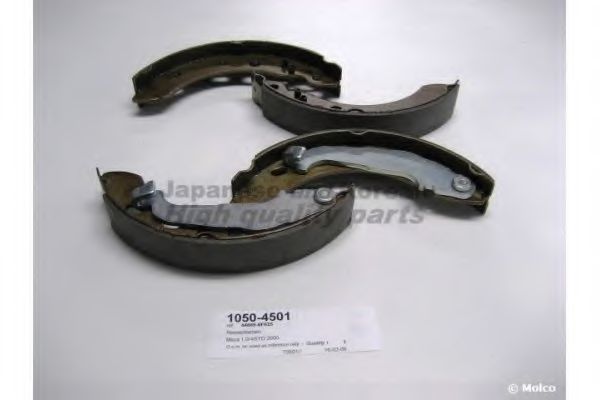 1050-4501 ASHUKI Brake System Brake Shoe Set