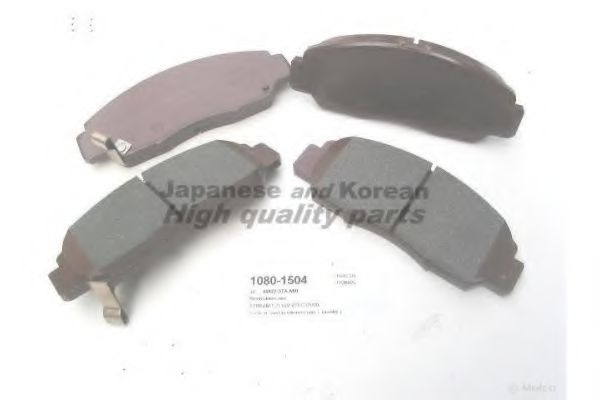 1080-1504 ASHUKI Brake Pad Set, disc brake
