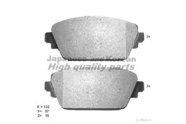 1080-2701 ASHUKI Brake Pad Set, disc brake