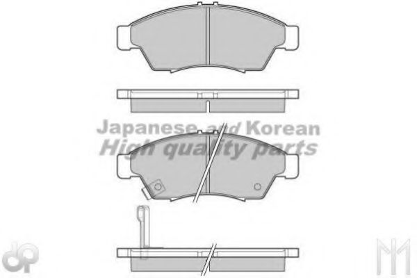 1080-3208A ASHUKI Brake Pad Set, disc brake