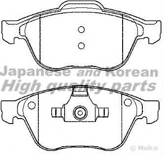 1080-3603 ASHUKI Brake Pad Set, disc brake