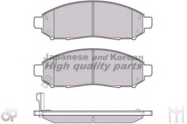 1080-4901A ASHUKI Brake Pad Set, disc brake