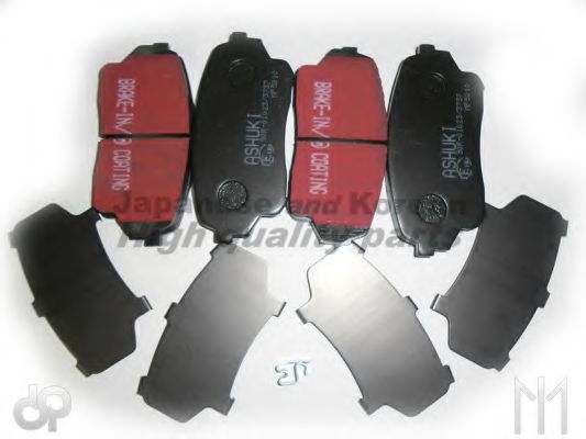 1080-7208A ASHUKI Brake Pad Set, disc brake